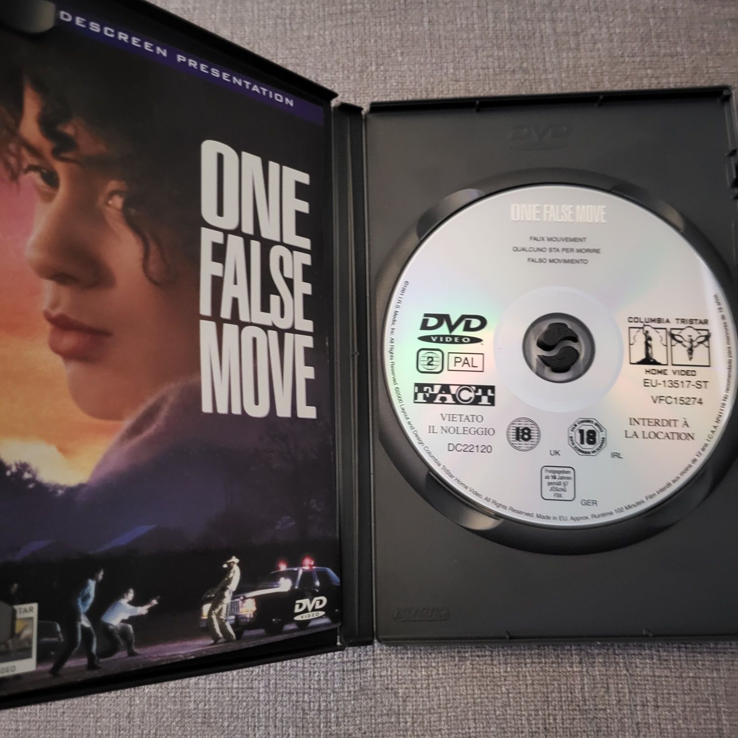 DVD Jeden fałszywy ruch