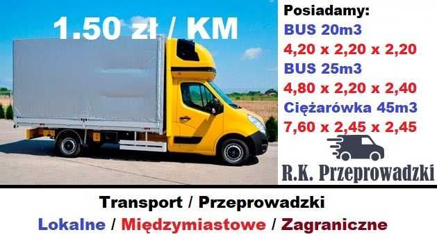 Przeprowadzki Ostrowiec Świętokrzyski - Międzymiastowe / Zagraniczne