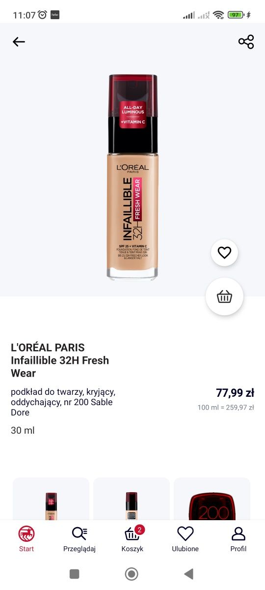 L'Oreal Paris Infaillible Podkład