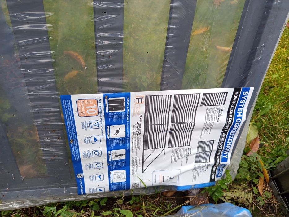 Brama dwuskrzydłowa 4 metrowa i furtka