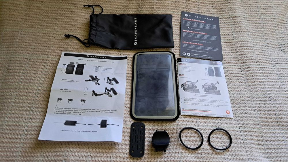 ShapeHeart V2 Rubber XL Magnetyczny uchwyt na smartfona