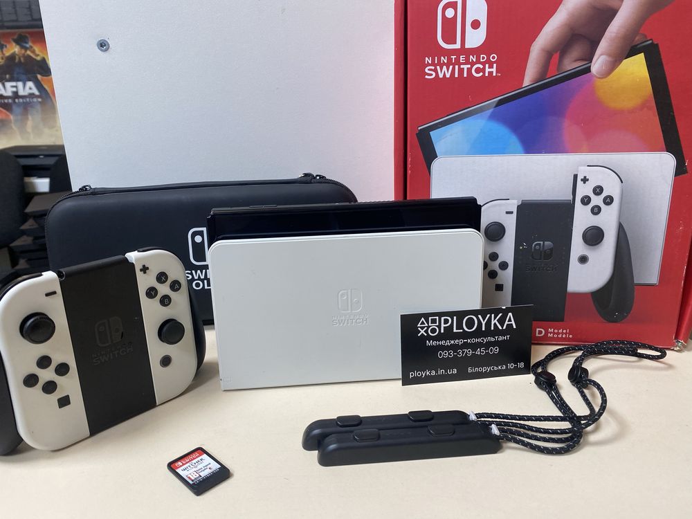 Магазин! Nintendo Switch OLED +гра в подарунок