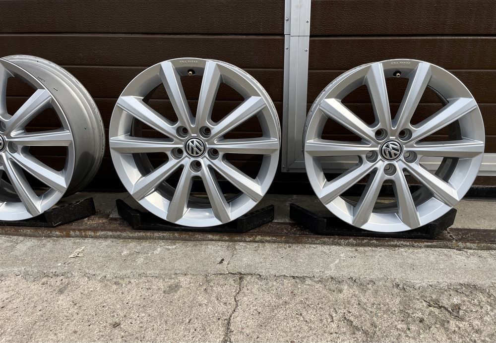 4x felgi aluminiowe 5x100 r16 et45 6J Alufelgi Oryginalne Volkswagen