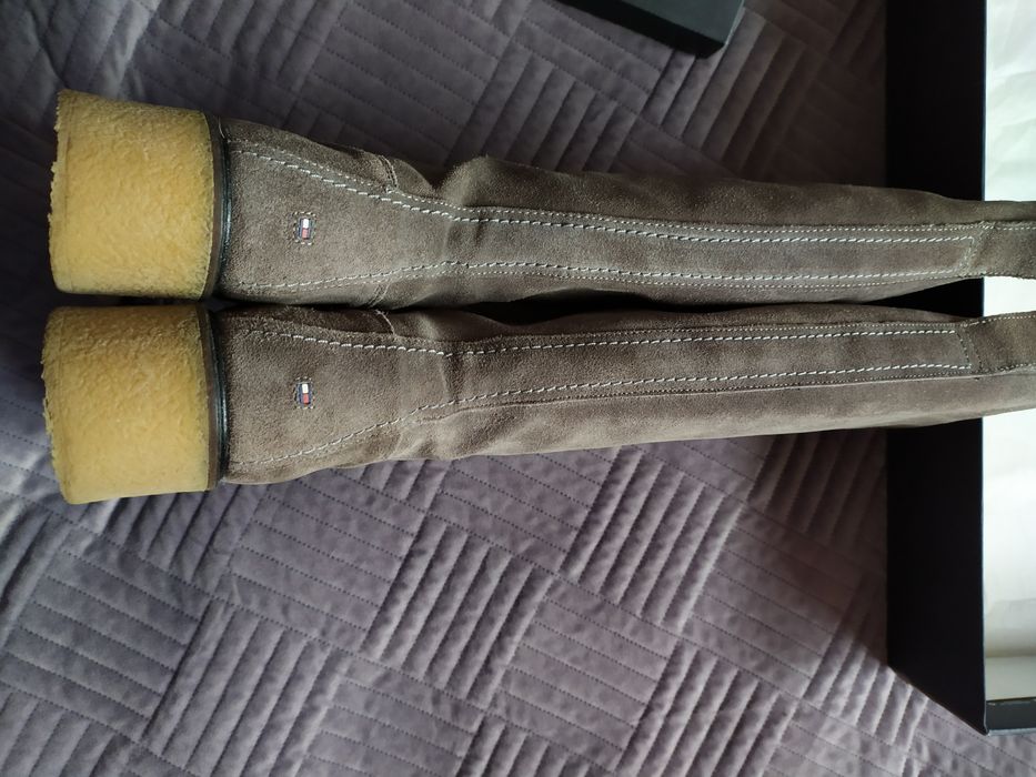 Kozaki damskie skórzane Tommy Hilfiger r.42