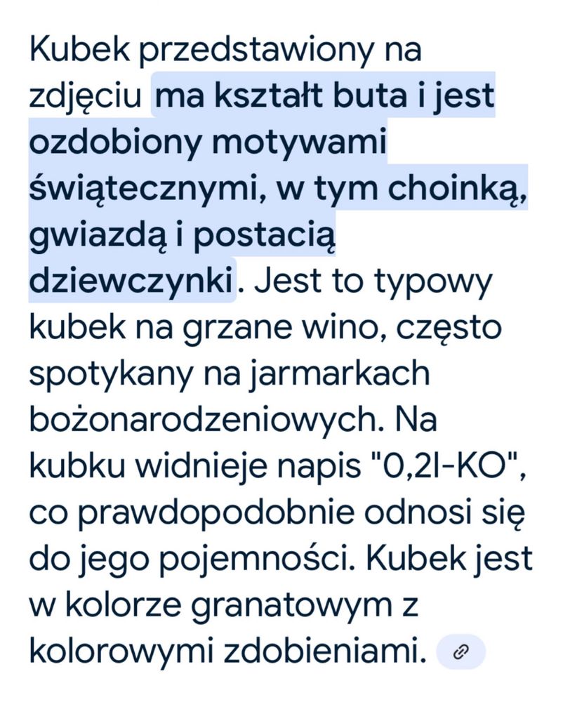 Kubek w ksztalcie buta