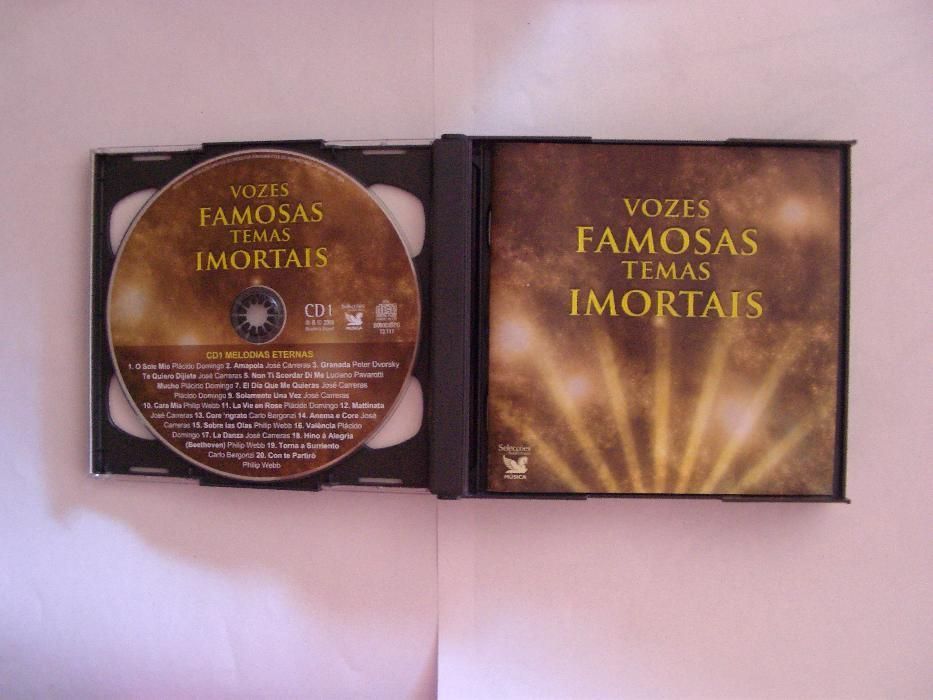 PACK de CDs Originais (Canções Românticas/Alma Portuguesa)