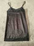 vestido pijama preto