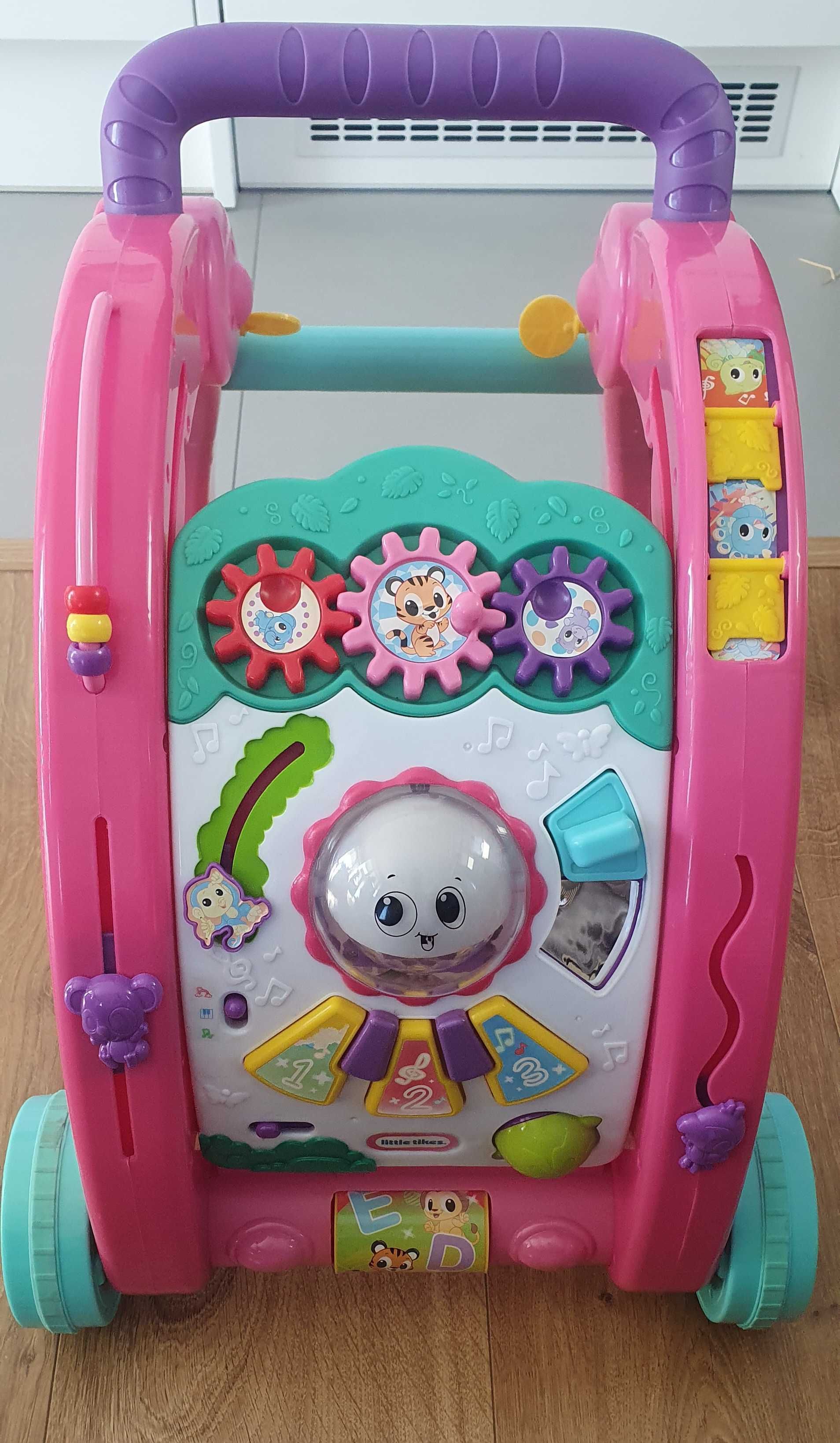 Chodzik 3w1, Pchacz, Little Tikes-różowy
