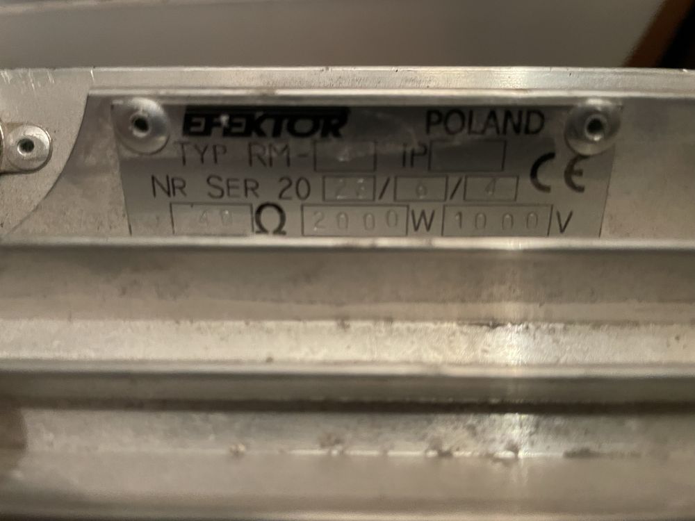 Rezystor hamowania 2000w 1000v