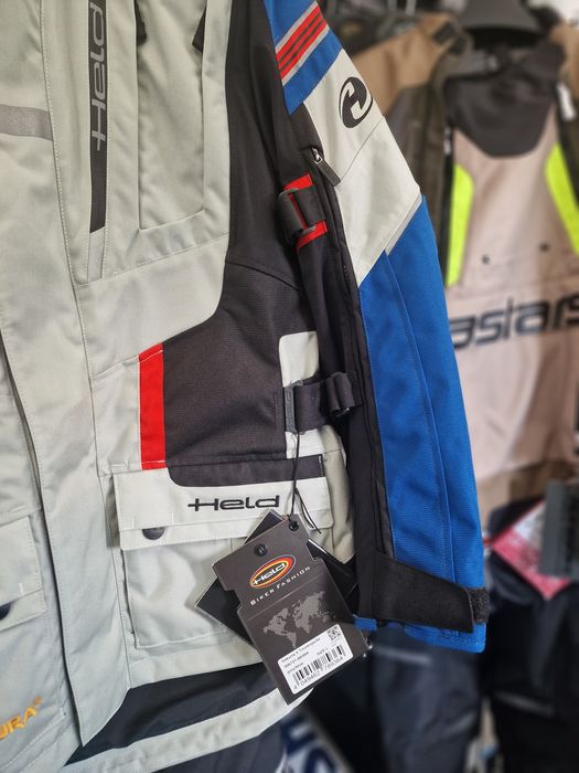 KURTKA TEKSTYLNA HELD HAKUNA II Szary/Niebieski ostatnia sztuka L