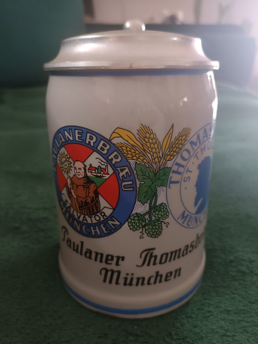 Paulaner kufel ceramiczny kolekcjonerski