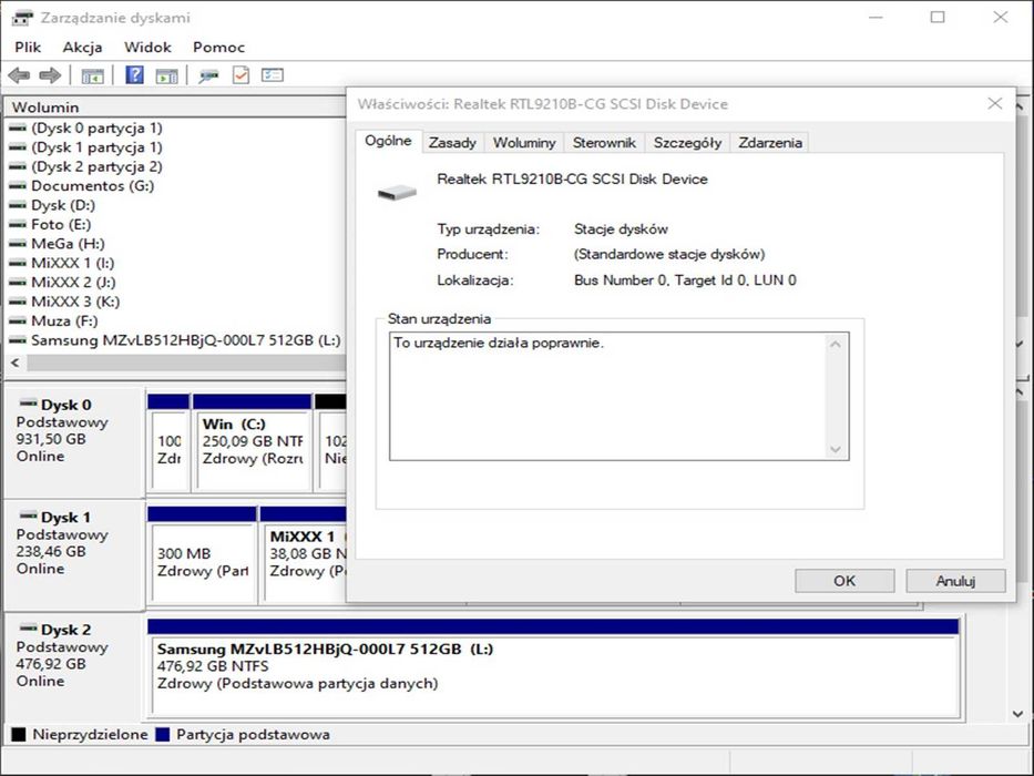 SSD M2 PCie 512GB Samsung Pm981A OpaL