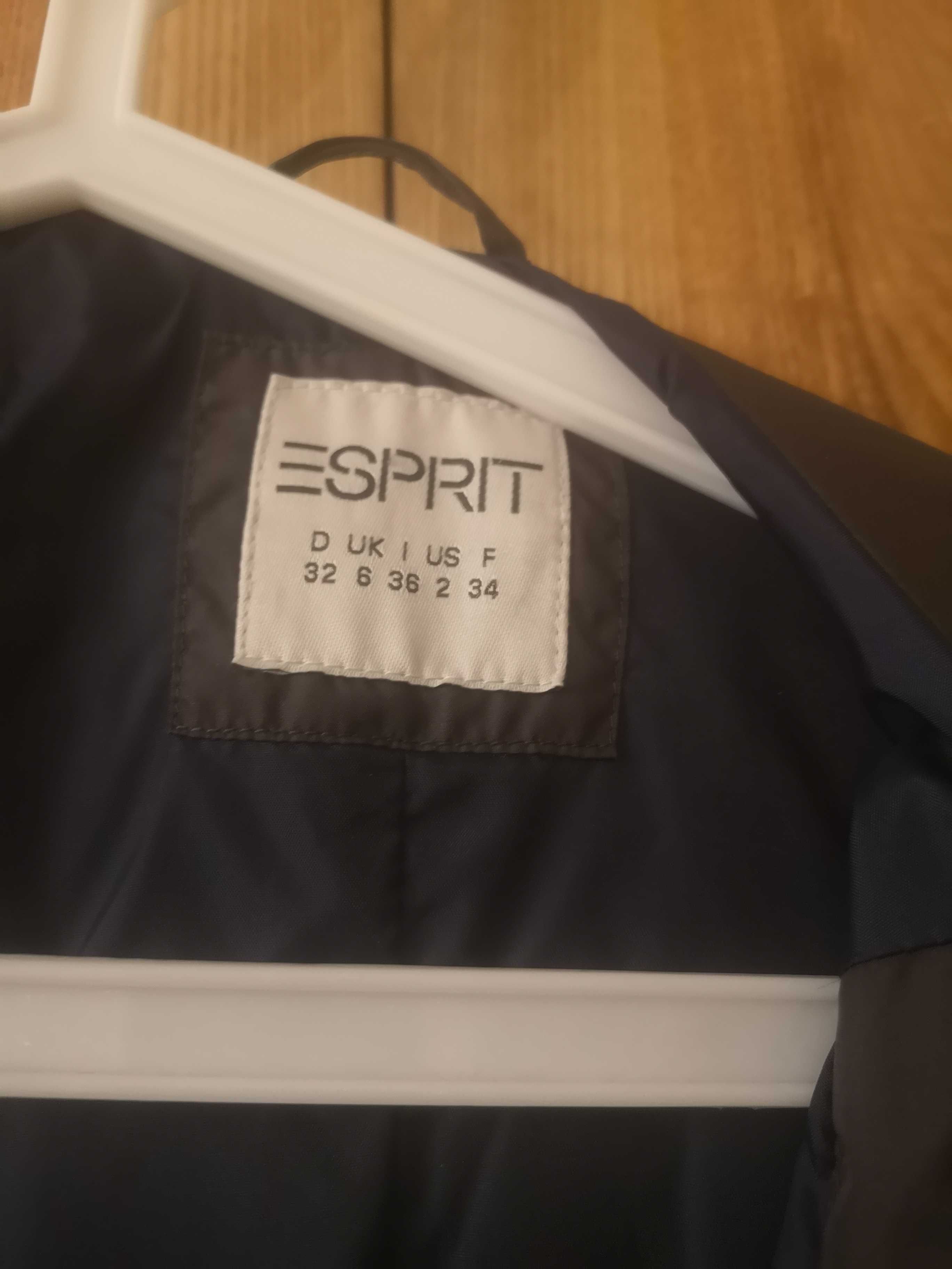 ESPRIT kurtka zimowa damska pikowana 50% puch 50% pierze