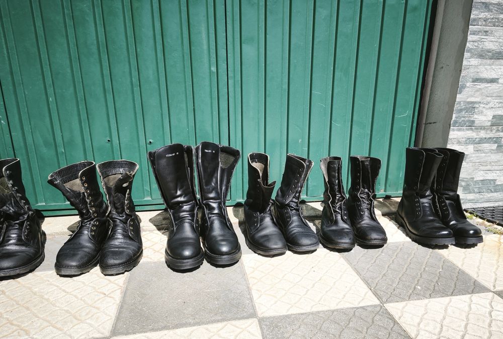Botas militares do exército PT tamanho 40