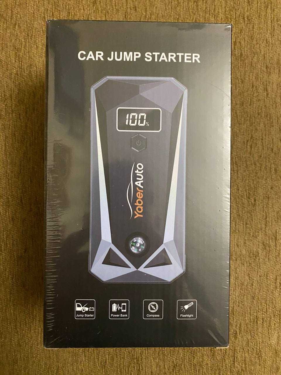 Новий пусковий пристрій YaberAuto Starthilfe Powerbank 3000A 21800mAh