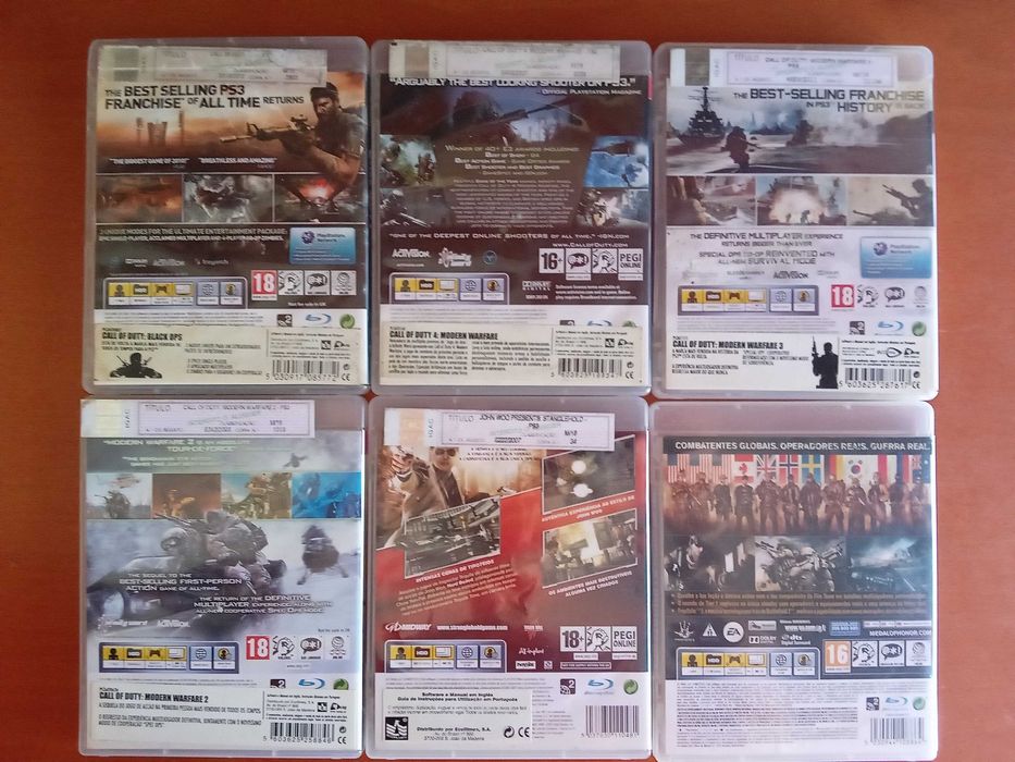 Jogos PlayStation 3 -  Impecáveis !!!