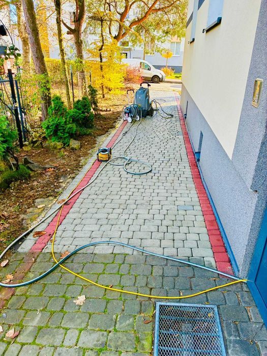 Profesjonalne czyszczenie kostki brukowej i podjazdów – Śląskie