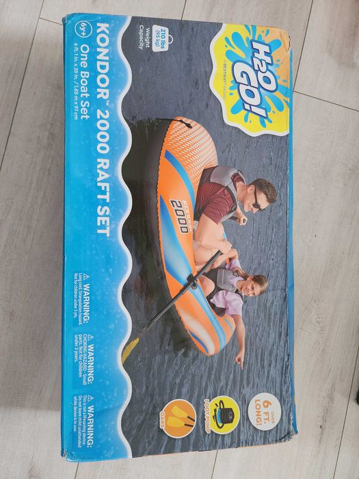 надувная лодка Bestway 61142 NE Kondor 2000 Raft 185*97 2-х камерная