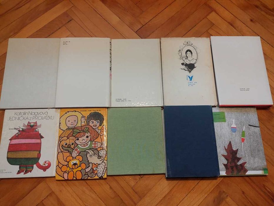 Zestaw 10 bajek PRL, ksiazki dla dzieci 1970-80 z Czechosłowacji