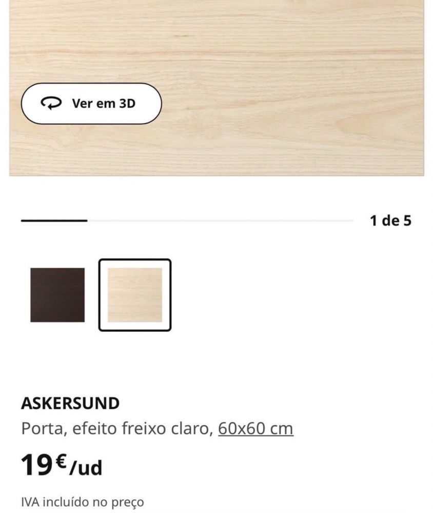 Porta armário IKEA nova