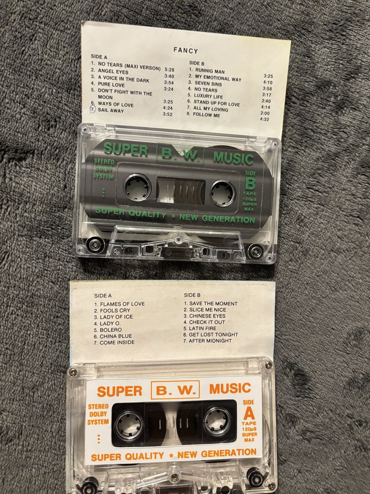 Bw Fancy super hits flames of lovefive kaseta italo disco