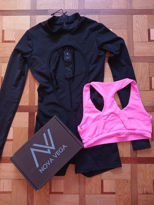 Фітнес комбінезон плюс топ від українського бренду NOVA VEGA