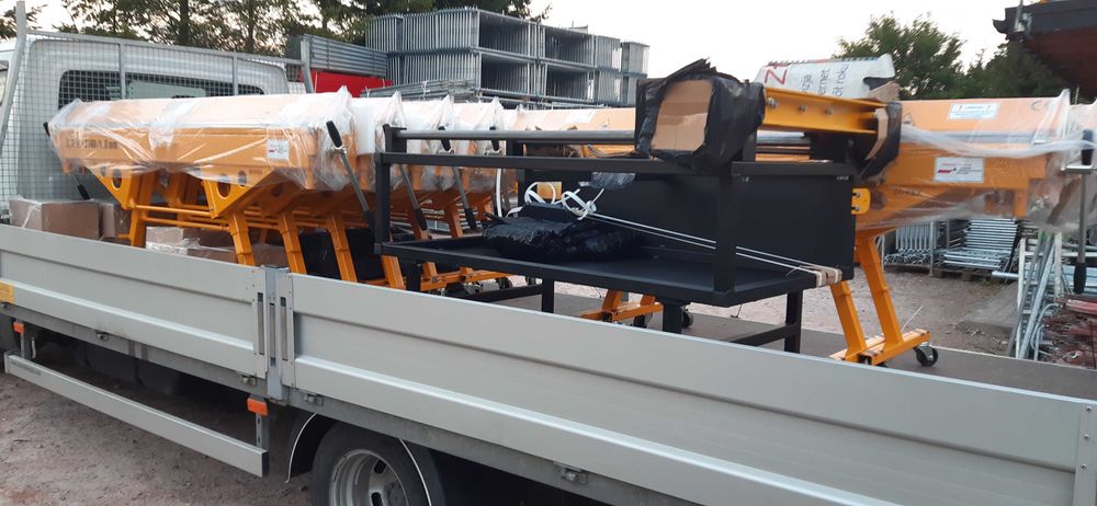 Rusztowanie elewacyjne 216m2 typ Plettac nowe idealne na domki