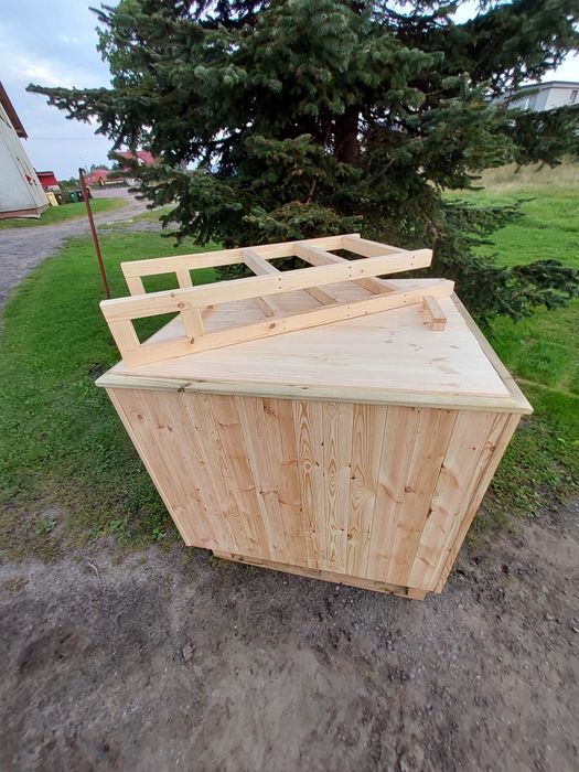 Zbiornik po saunie , do MORSOWANIA , 1000l MAUZER