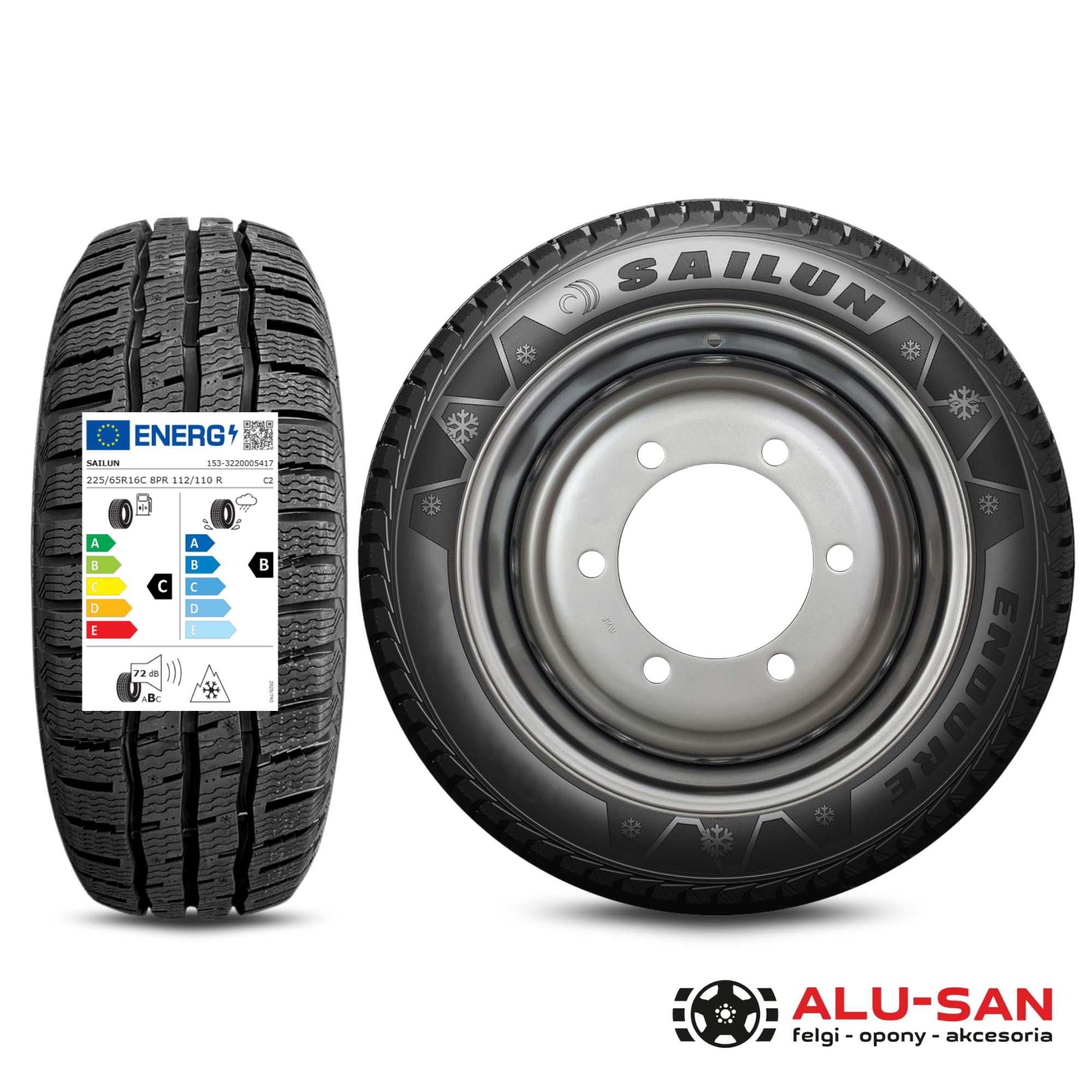 Nowe koła zimowe 16" IVECO Daily E6  do 2025 6x170 195/75R16C