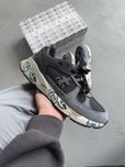 ‼️Кроссовки Premiata Uomo Mase Gray/Green оригинал мужские серые