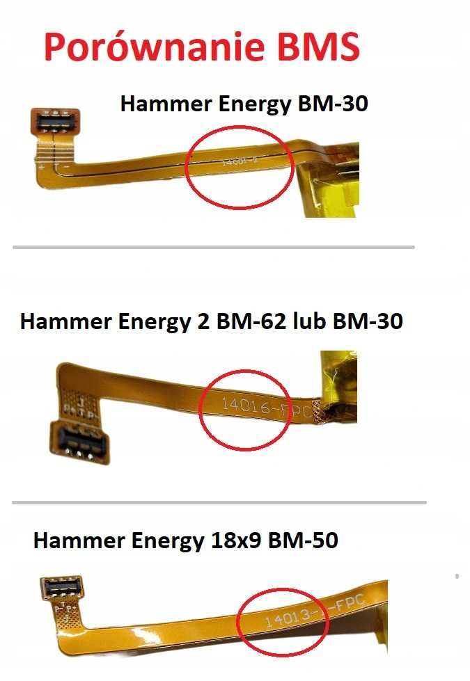 Nowa Oryginalna Bateria BM-62 Hammer Energy 2