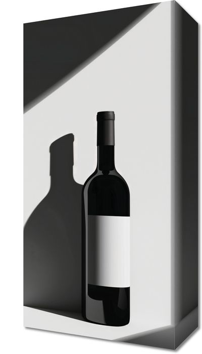 Obraz 20x40cm Butla Wina