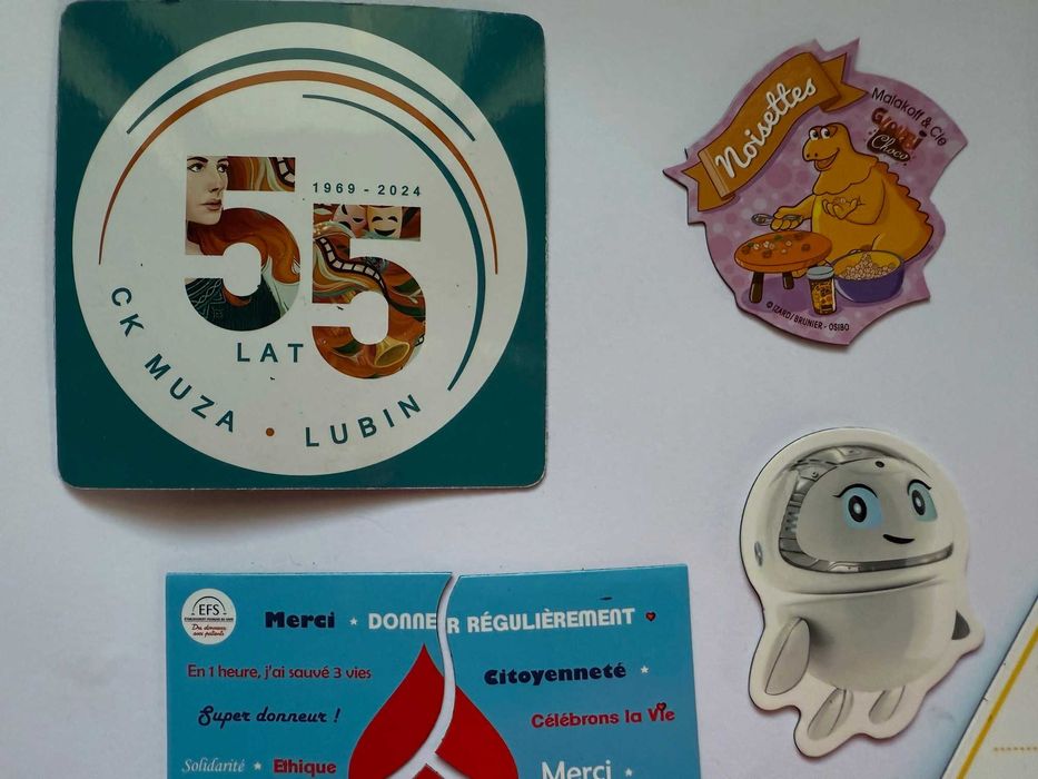 Kolekcja magnesów na lodówkę, zestaw 10 szt., nowe