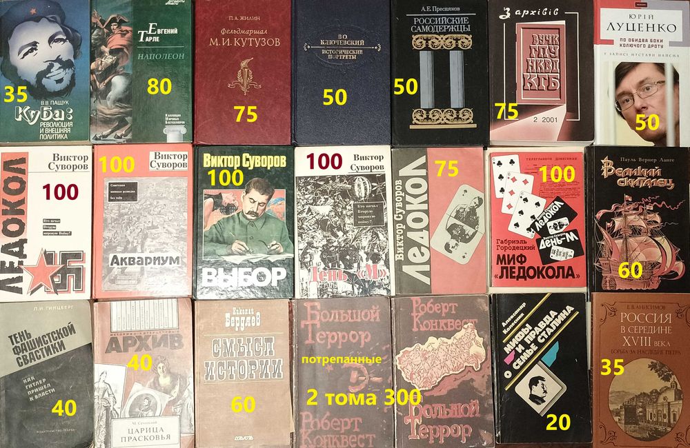 И1 Комплект книг. История, журналистика, политика.