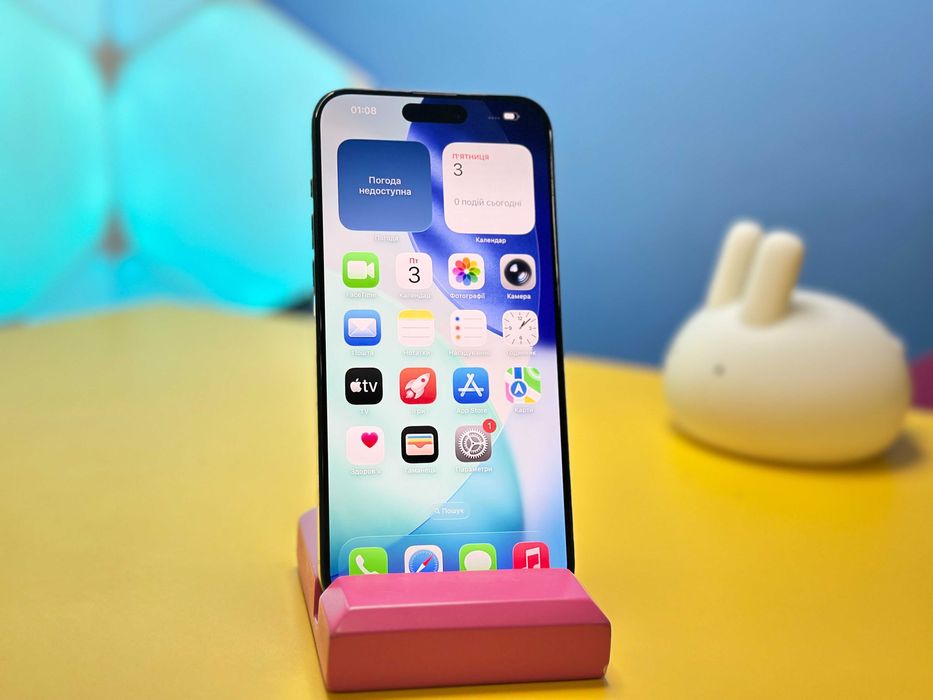Смартфон Apple iPhone 15 Pro Max 256GB Blue (147515) Б/У З ГАРАНТІЄЮ
