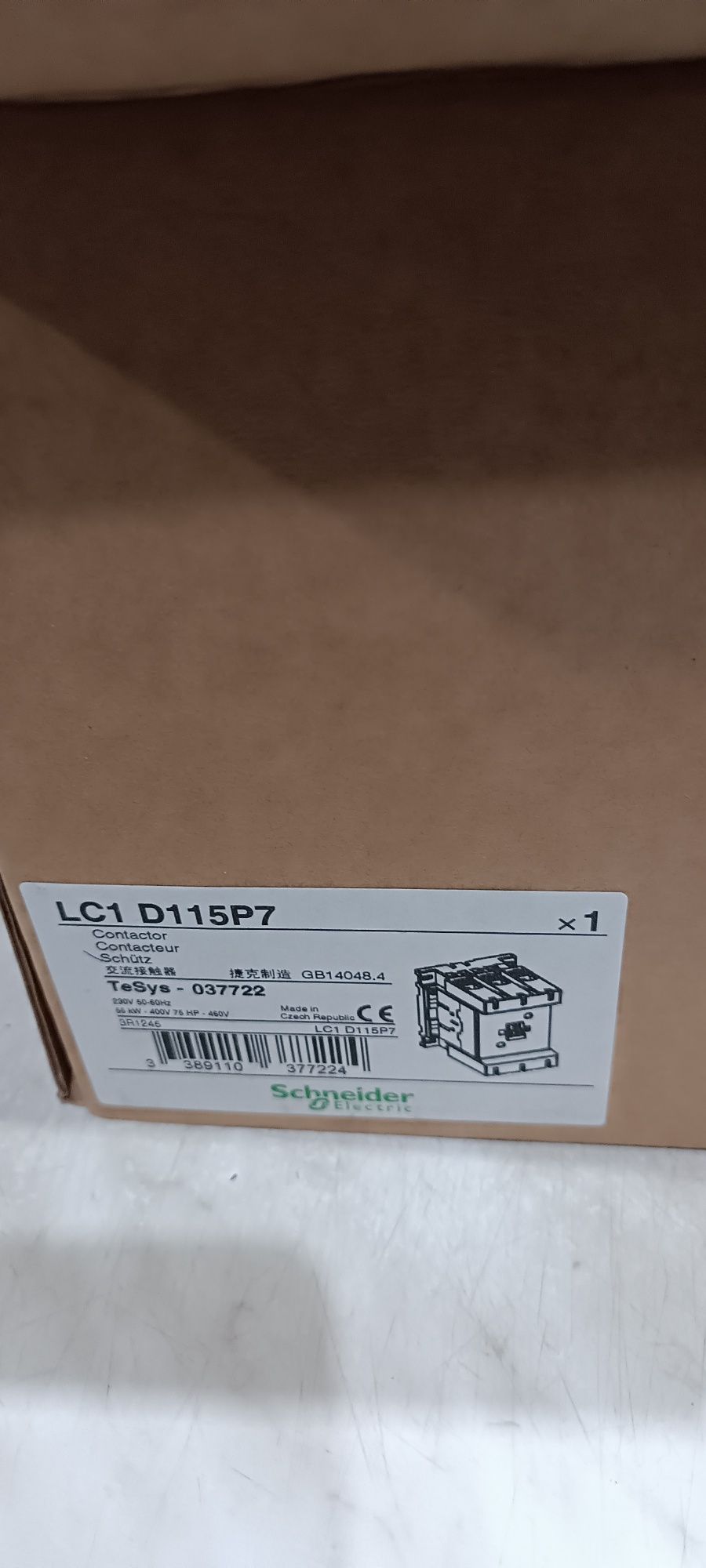 Контактор LC1D115P7