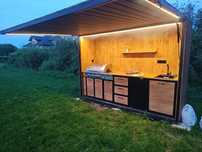Grill kuchnia ogrodowa bbqspot kuchnia w ogrodzie meble ogrodowe