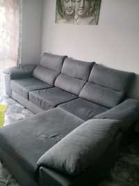 Sofá com chaise long