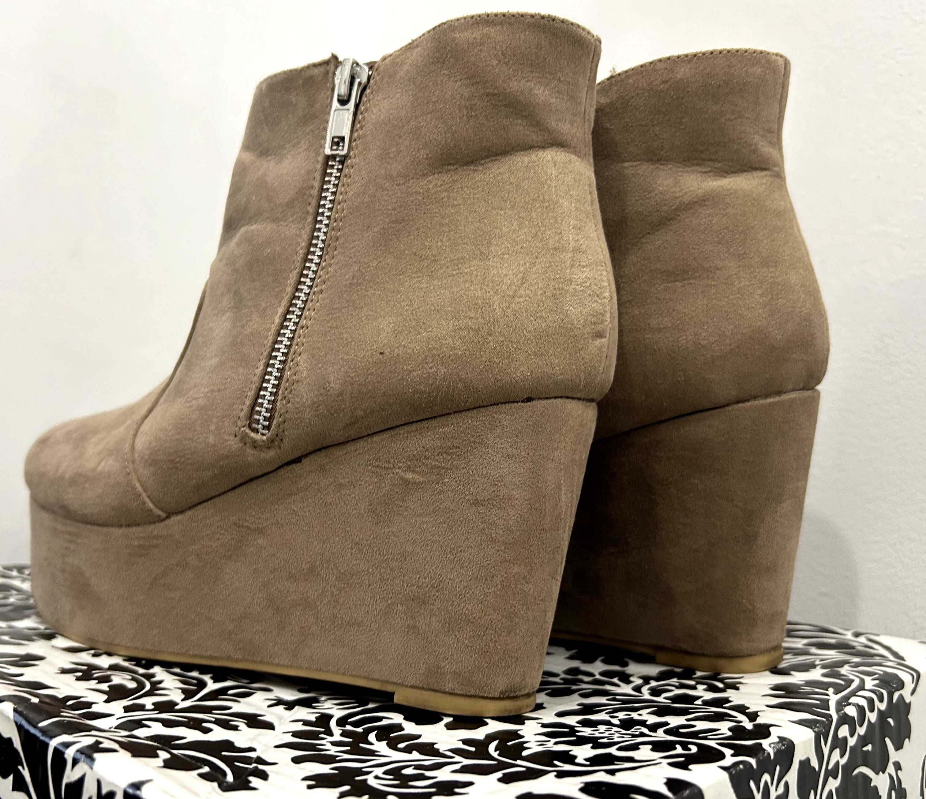 River Island botki zamszowe 6UK/39