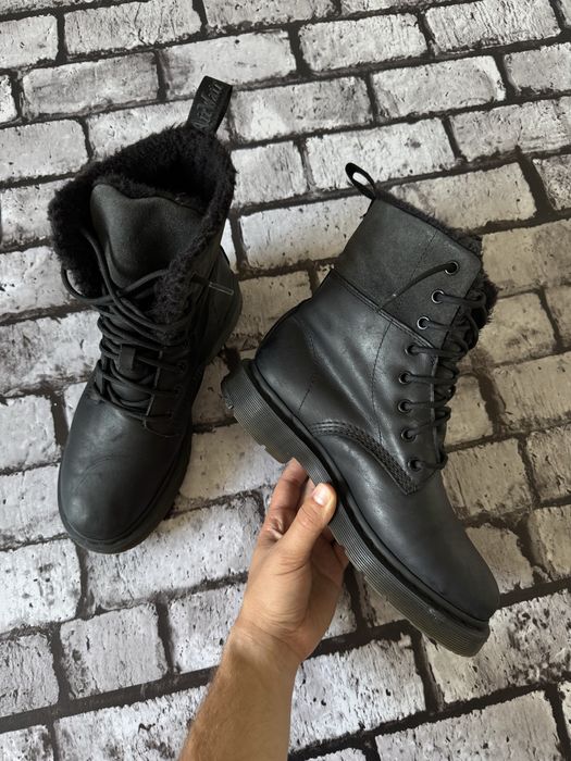 Ботинки Dr. Martens 1460 Kolbert Wintergrip Black Snowplow