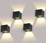 Zestaw 4x Kinkiet kinkiety led 12W zewnętrzne wewnętrzne