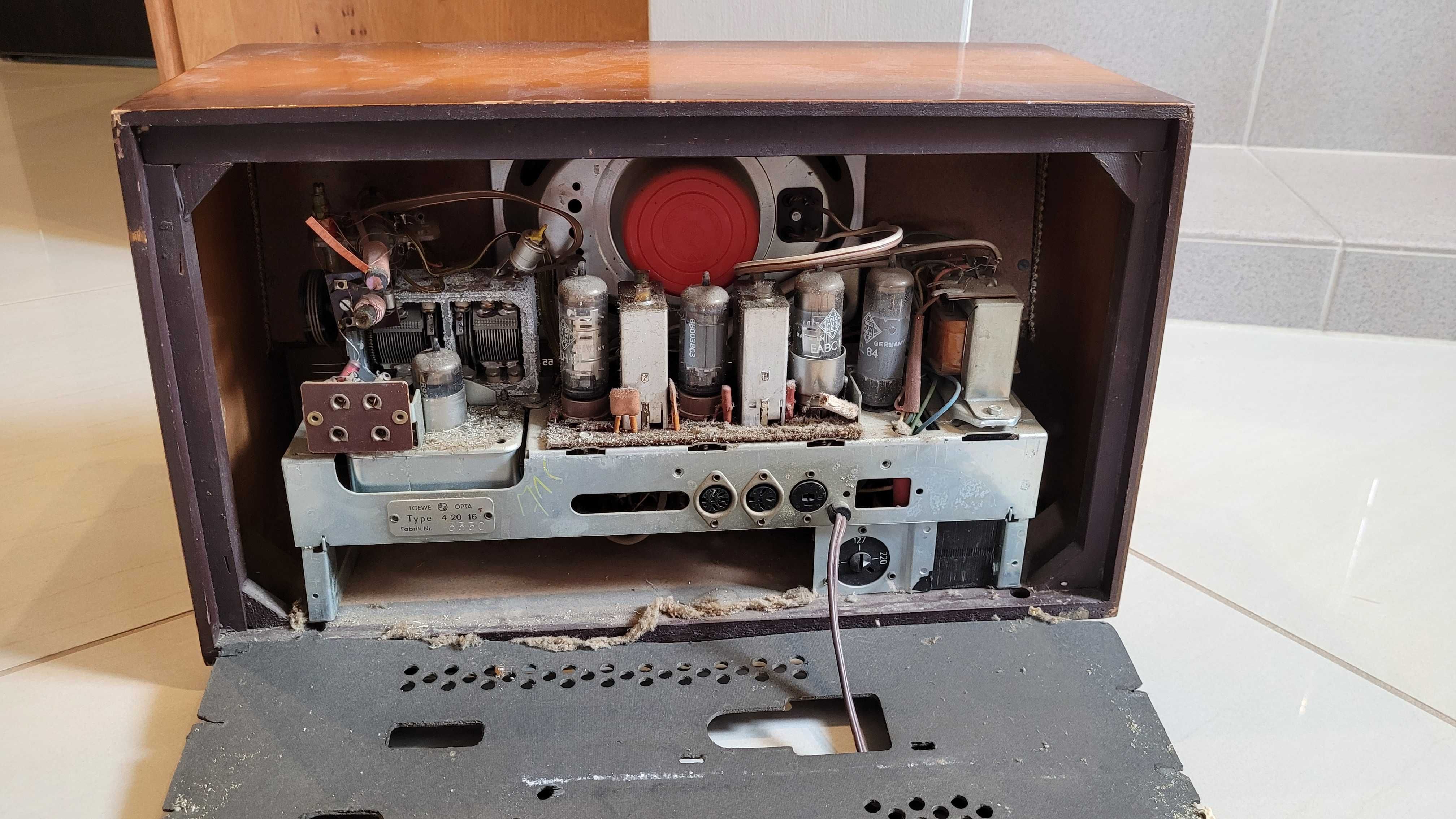 Radio lampowe LOWE OPTA miniaturka vintage antyk