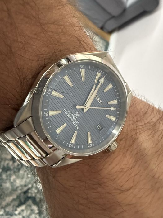 Zegarek męski – homage Omega Aqua Terra, tarcza Seiko, mechanizm NH35