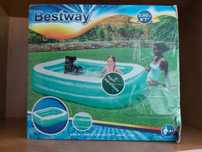 Basen rozporowy kwadratowy Bestway 201 x 146 Ogrodowy Dla dzieci