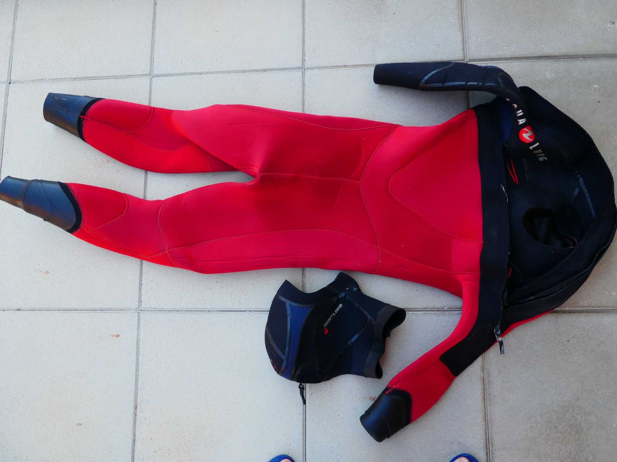 Aqualung Diving Suit 7mm Size-S