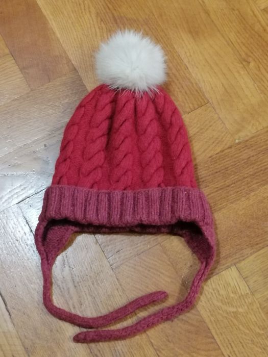 Шапка шапочка вязана ручна робота, дитяча