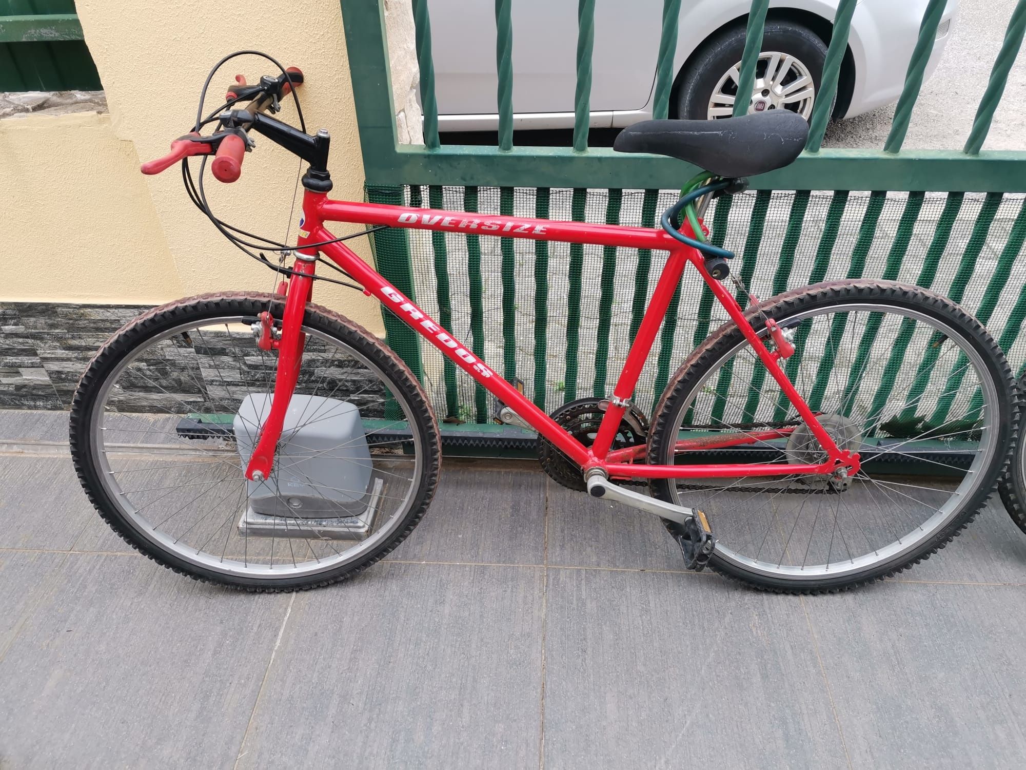 Bicicleta vermelha adulto