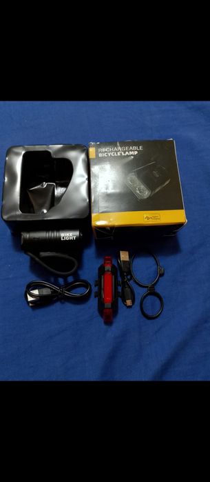 Lampka przednia i tylna do roweru mega mocne 1000 lumenów