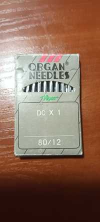Organ needles DC X 1  80/12  10штук