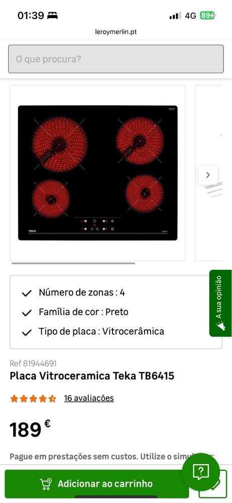 Placa & Exaustor da TEKA